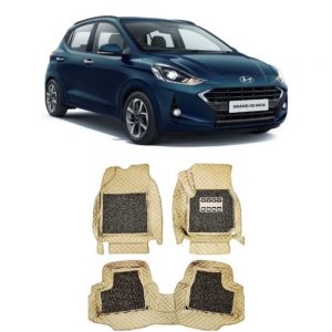 Floor Mats for Grand I10 Nios  - Beige